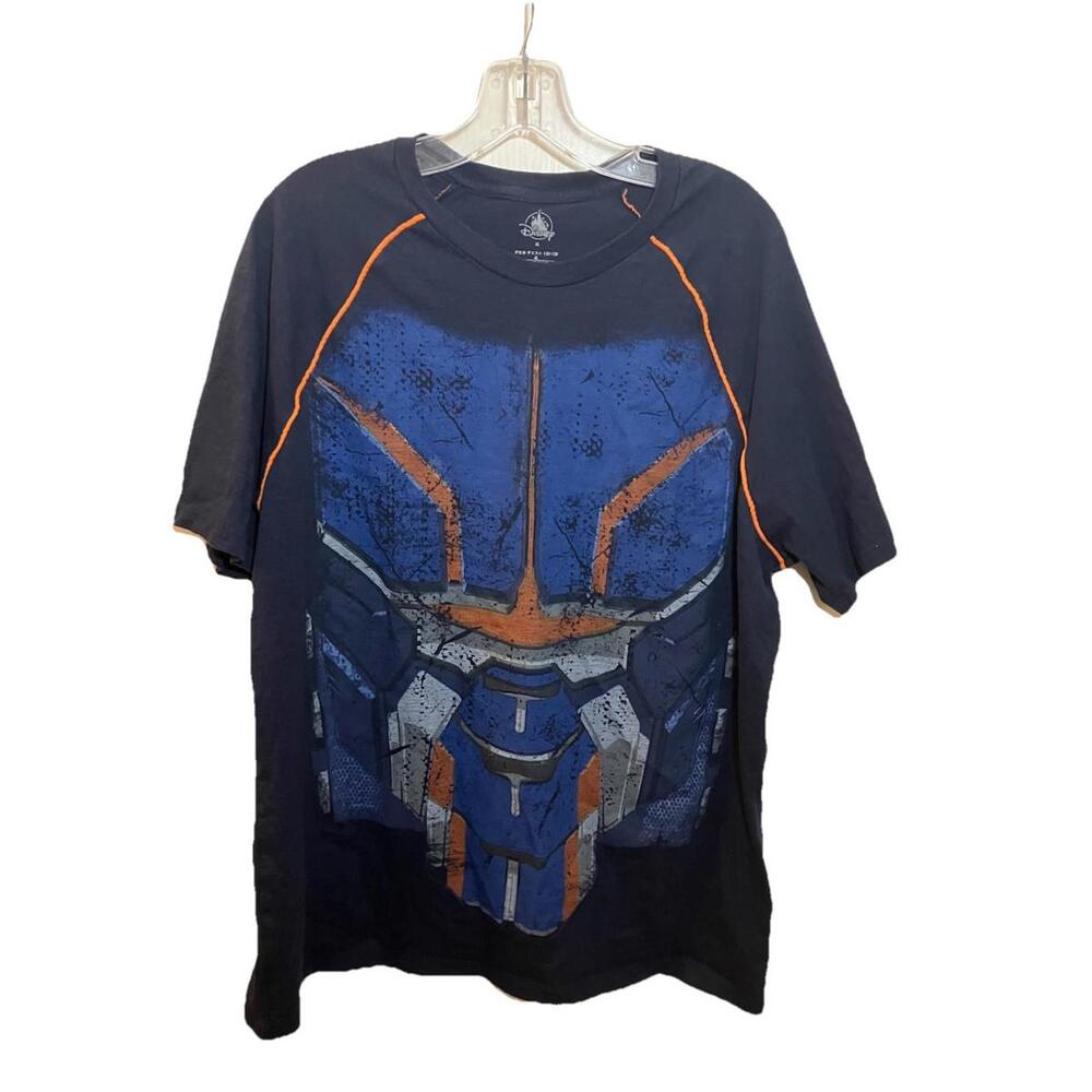 Disney Shirt Men's XL Blue Taskmaster Marvel Comics Graphic Tee Short Sleeve